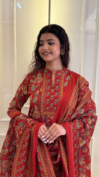 A line Bagru Print Blue