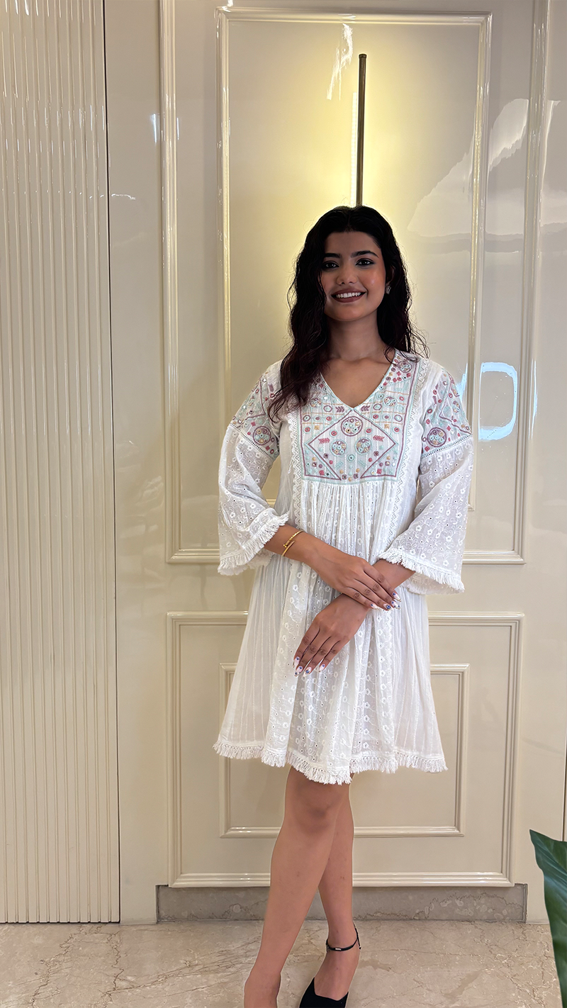 Chikankari Frock