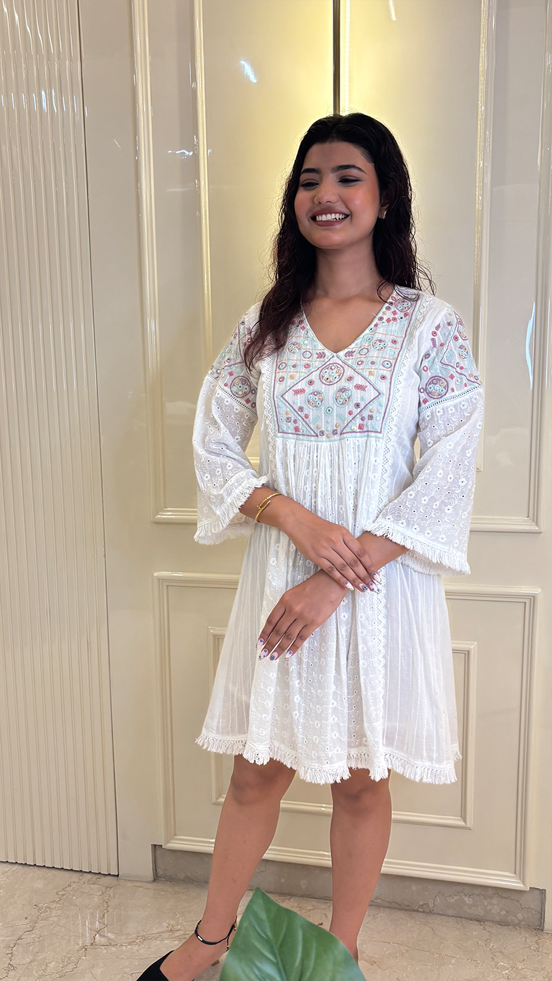 Chikankari Frock