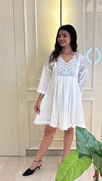 Chikankari Frock