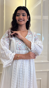 Chikankari Frock