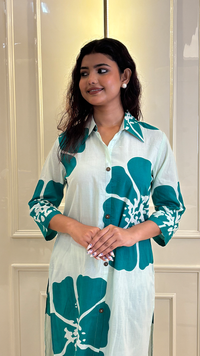 Cotton Mul Collar coords set