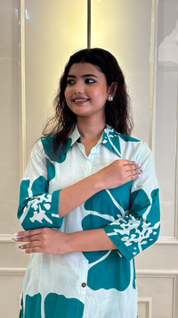 Cotton Mul Collar coords set