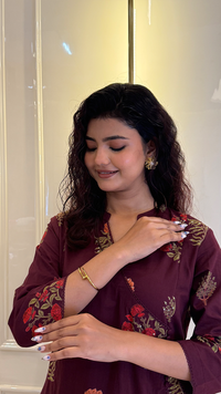 Marsala Angrakha Set