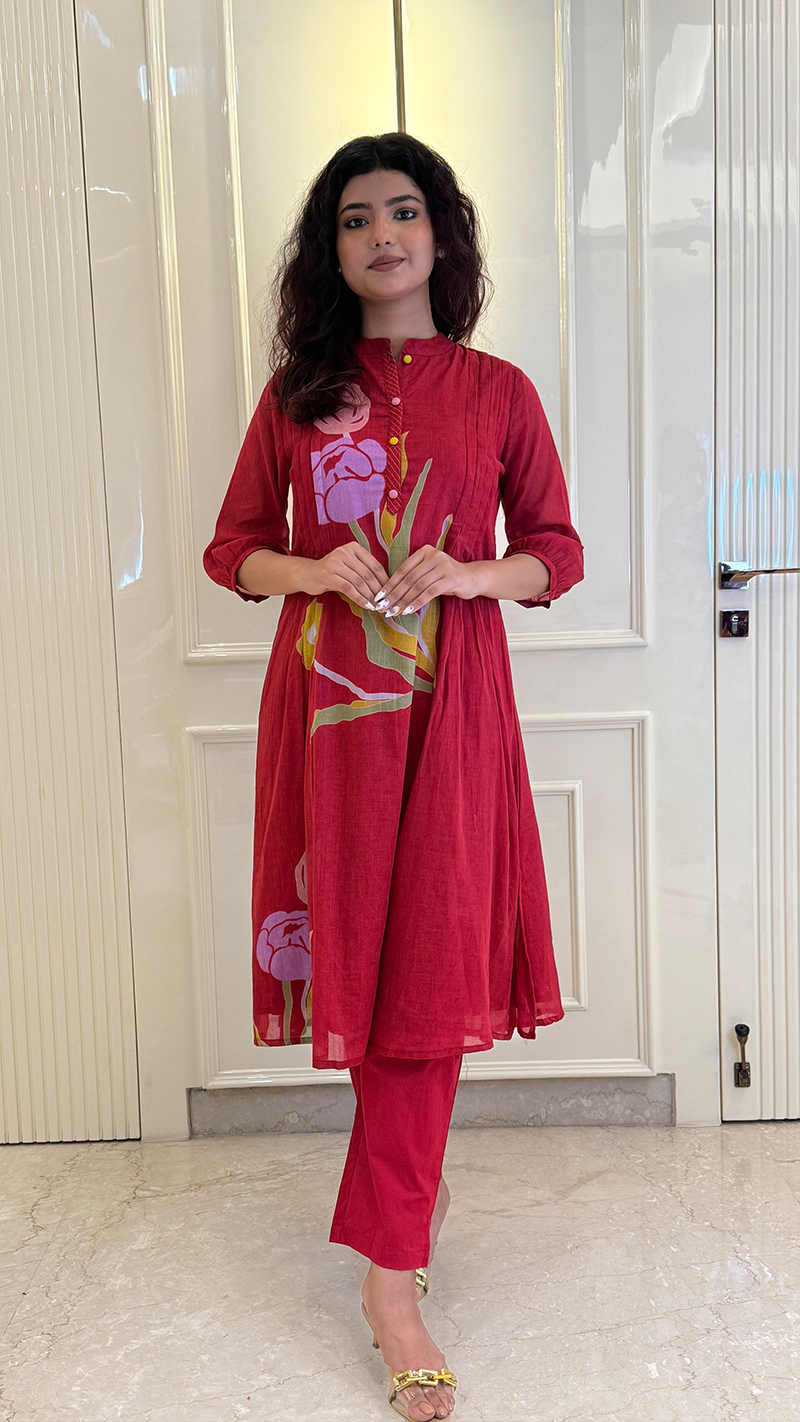 Mul Mul Flower Set Pink