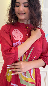Mul Mul Flower Set Pink