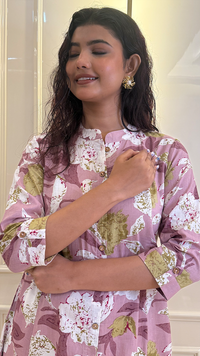 A line Pink Kurti Style