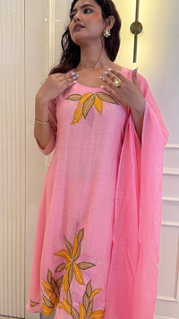 Pink Mul Mul Pearl Set