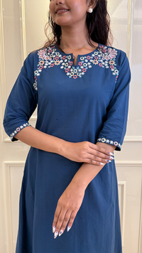 Royal Blue Aline Kurti