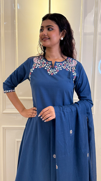 Royal Blue Aline Kurti