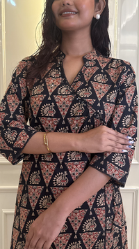 Black Angrakha Set