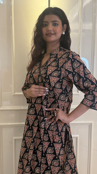 Black Angrakha Set
