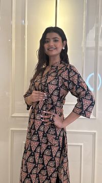 Black Angrakha Set