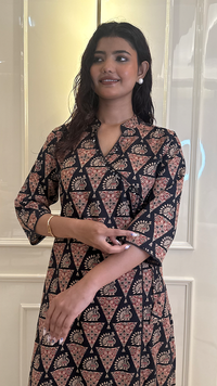 Black Angrakha Set