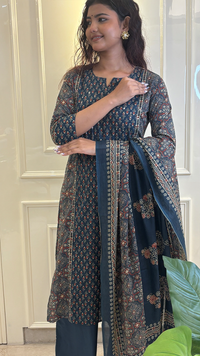 Indigo Ajrak Set