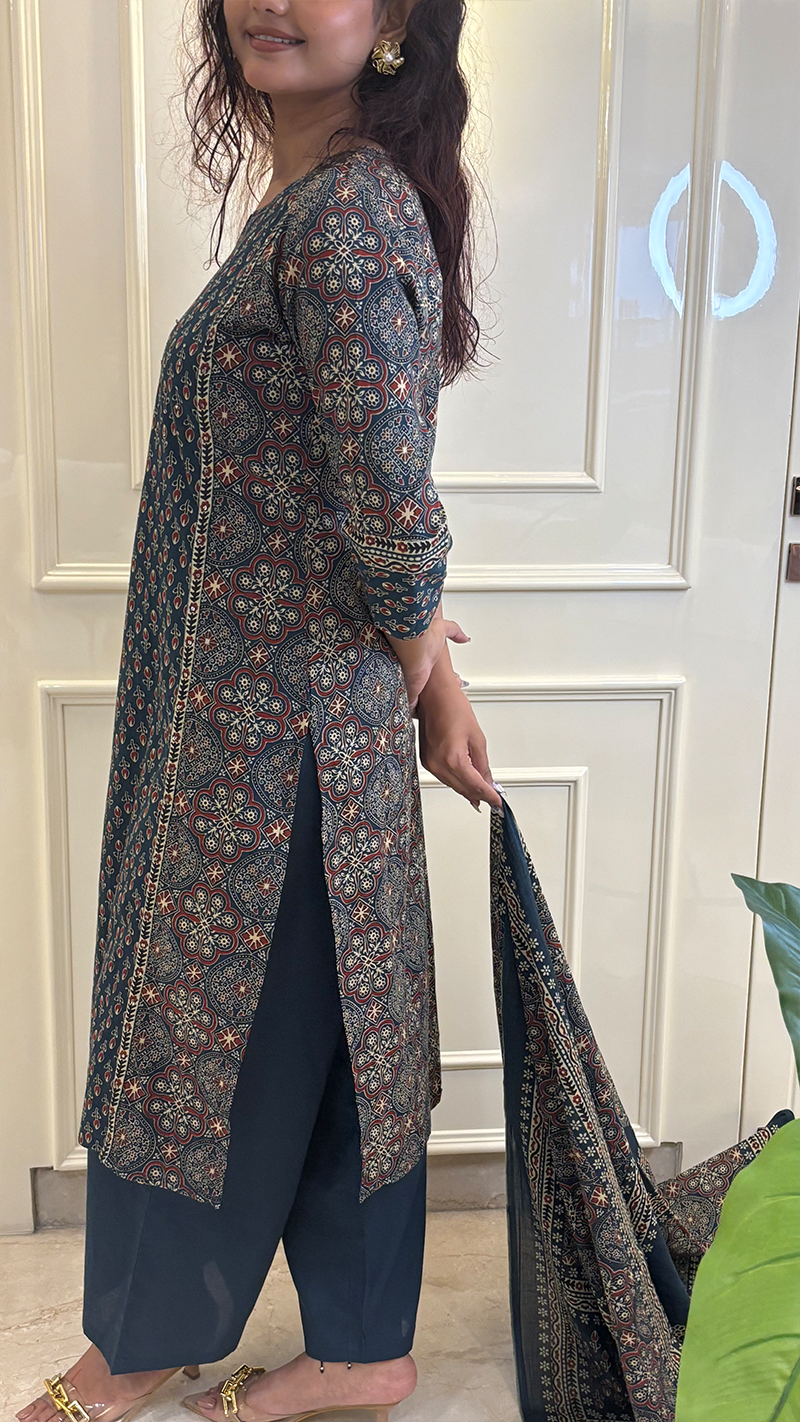 Indigo Ajrak Set
