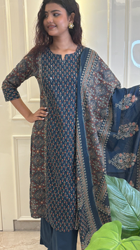 Indigo Ajrak Set