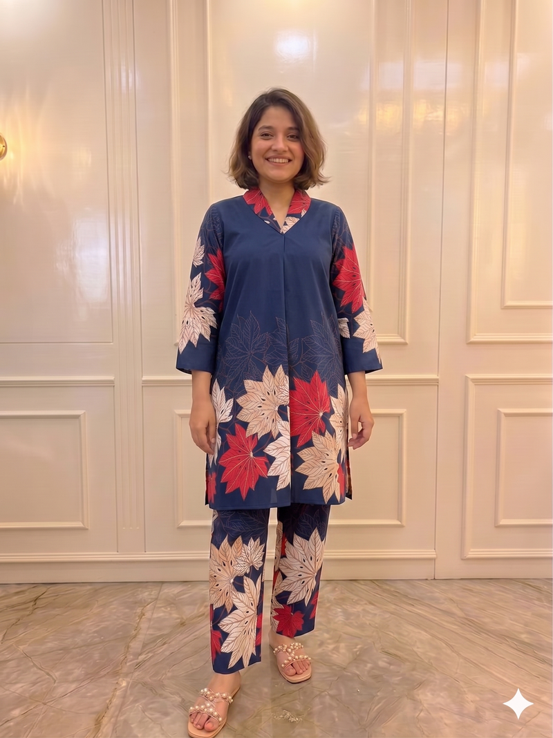 women wearing royal blue cords 