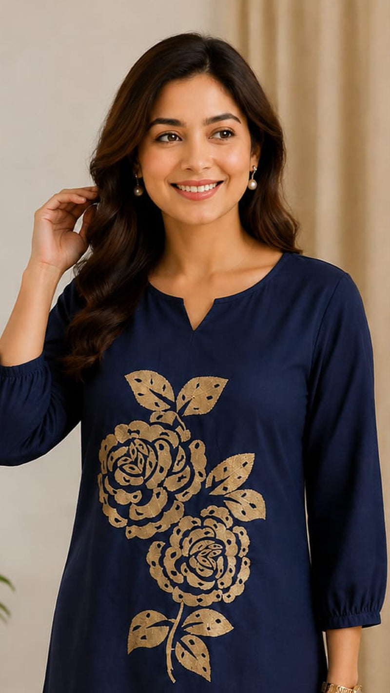 Golden Flower Top