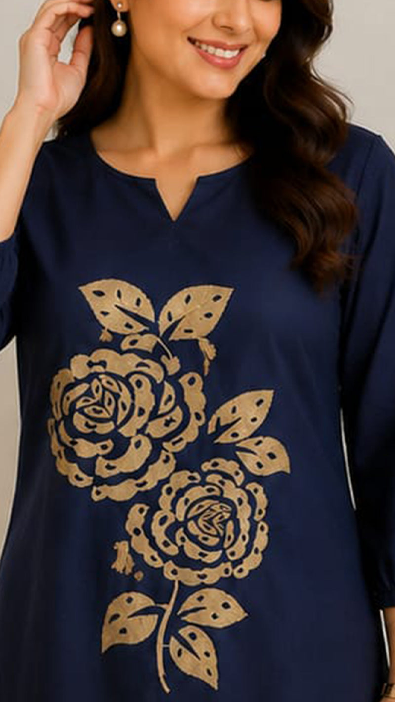 Golden Flower Top