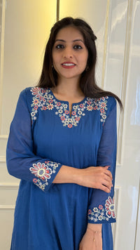 Mul Dupatta Aline Set