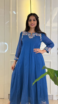 Mul Dupatta Aline Set