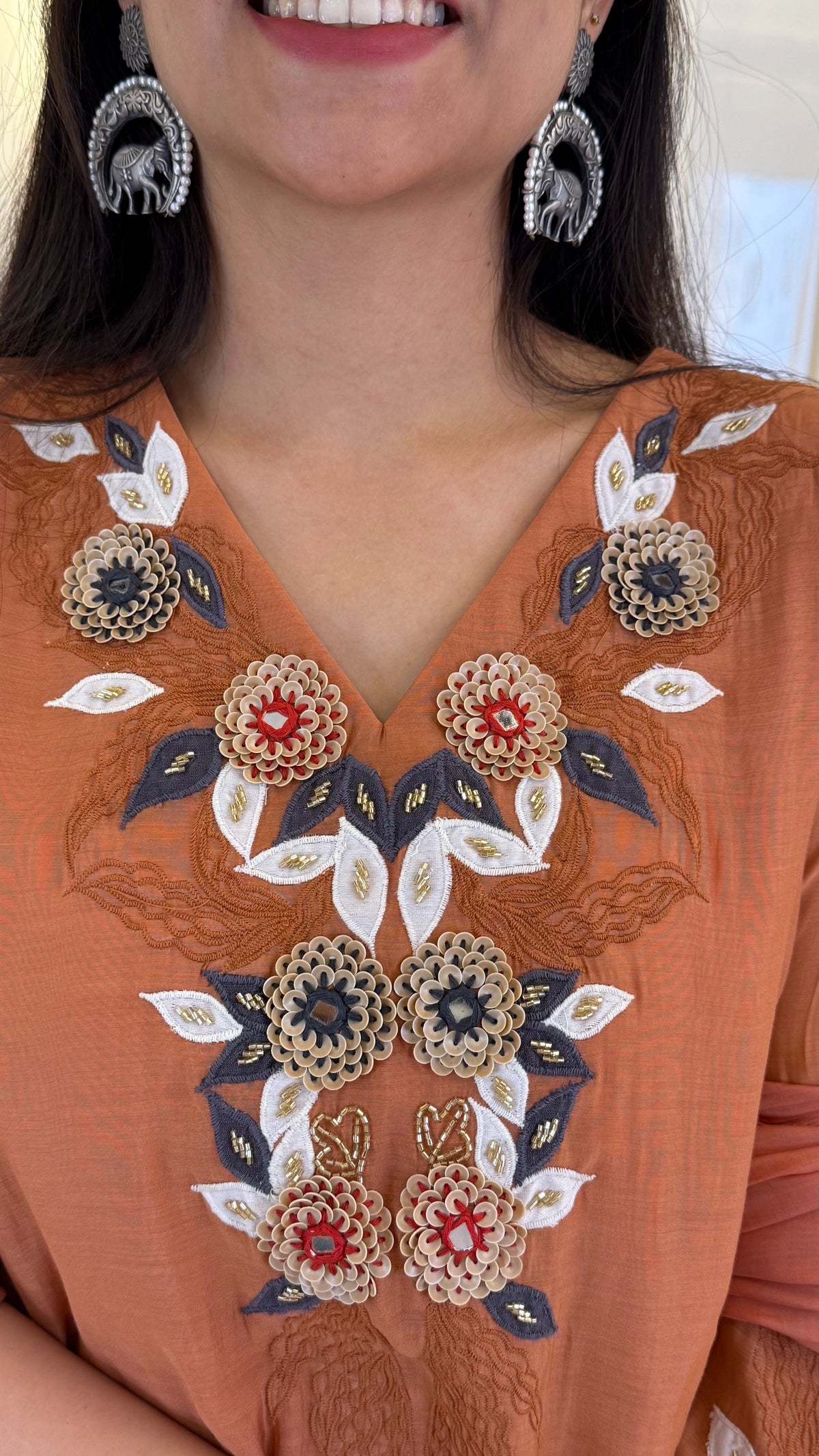 Rust Wedding Collection Dupatta Set