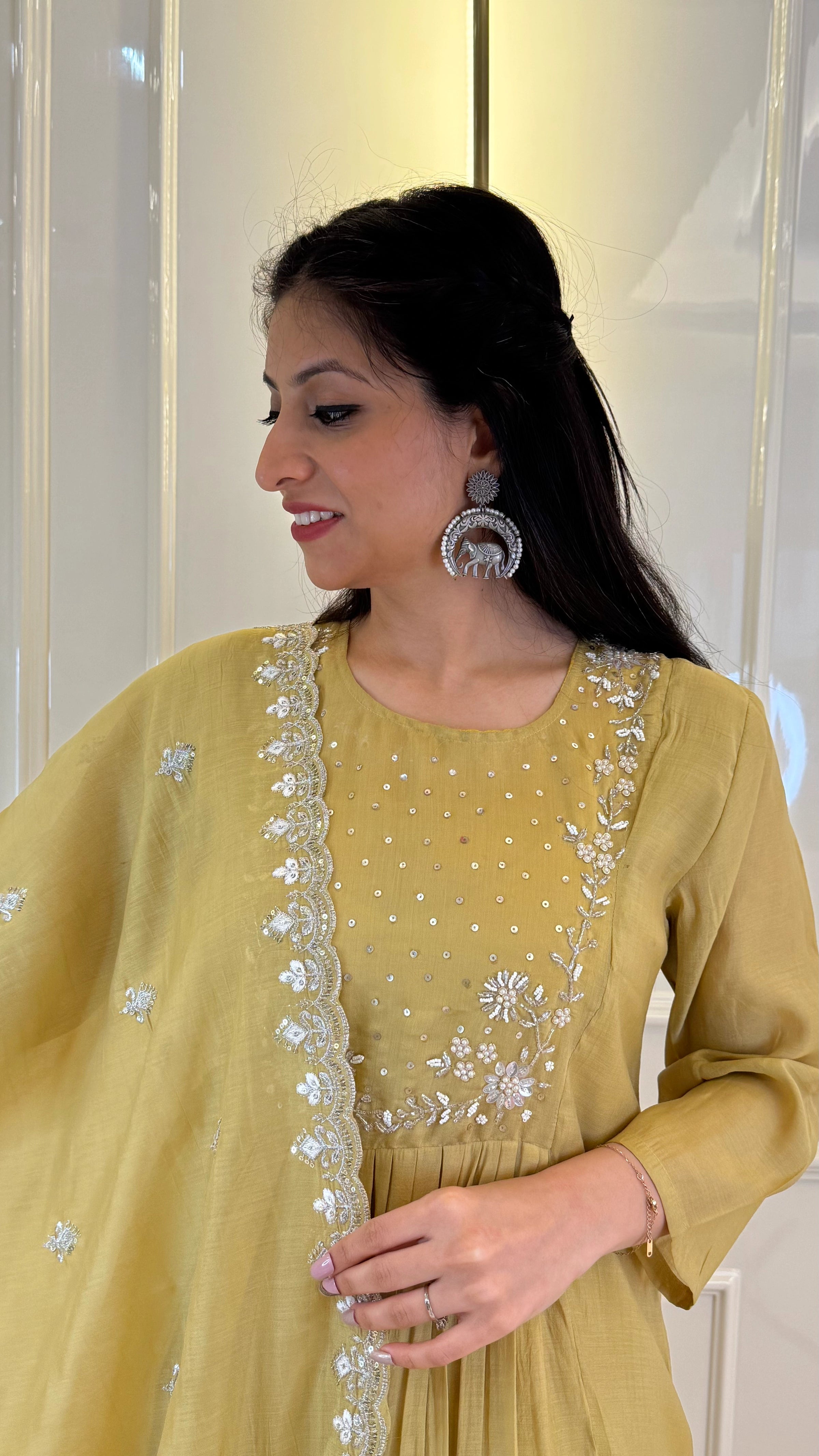 Yellow Wedding Collection Dupatta Set