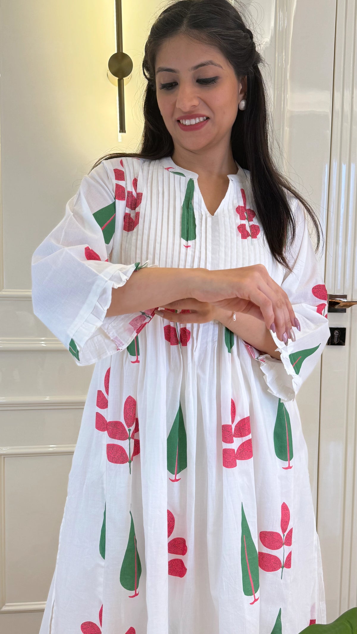 Celebrity Style Boho Red Set