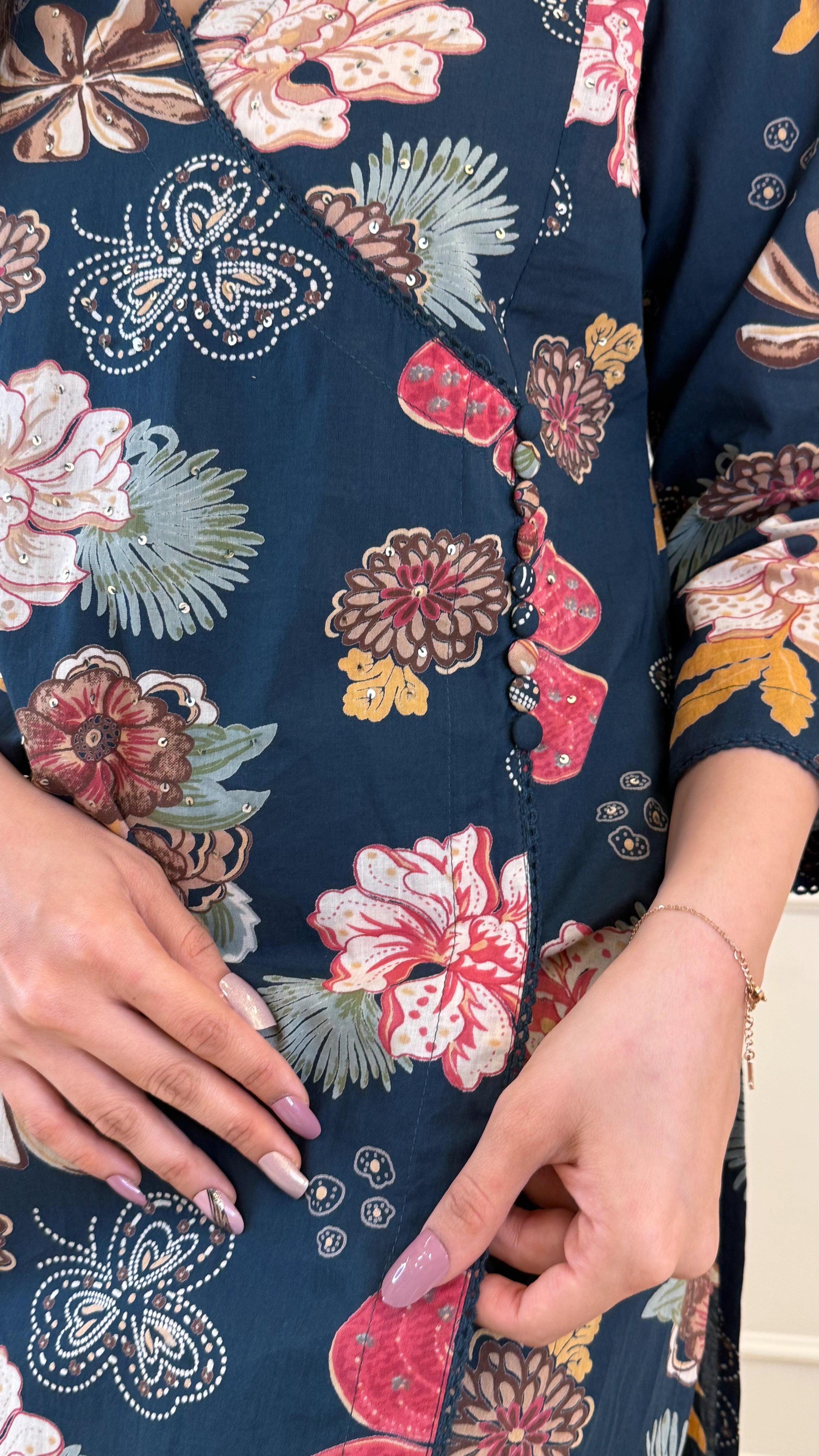 Angrakha Style Green Set