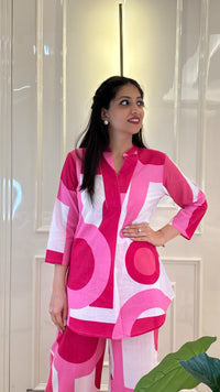 Pink Geometic Cool Cords