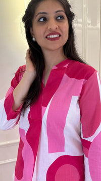 Pink Geometic Cool Cords