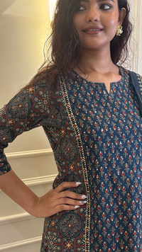 Indigo Ajrak Set
